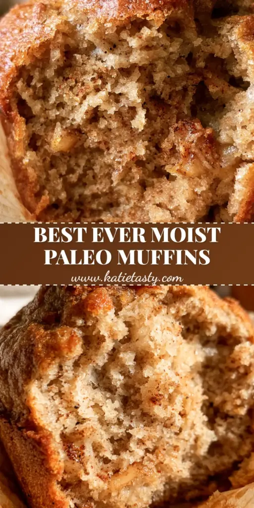Paleo Banana Bread Muffins: The Ultimate Moist and Craggy Recipe 4 A close-up of paleo banana bread muffins with craggy golden-brown tops sitting on a rustic wooden cooling rack.
