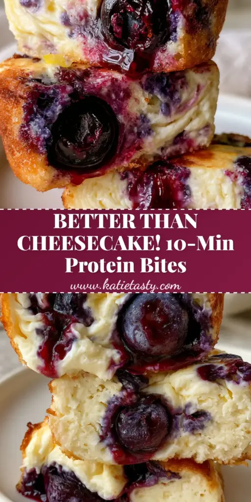 Blueberry and Lemon Zest Cottage Cheese Bites: The Ultimate Gourmet Protein Snack 3 A professional macro shot of Blueberry and Lemon Zest Cottage Cheese Bites stacked on a white plate with visible purple juice streaks and lemon curls.