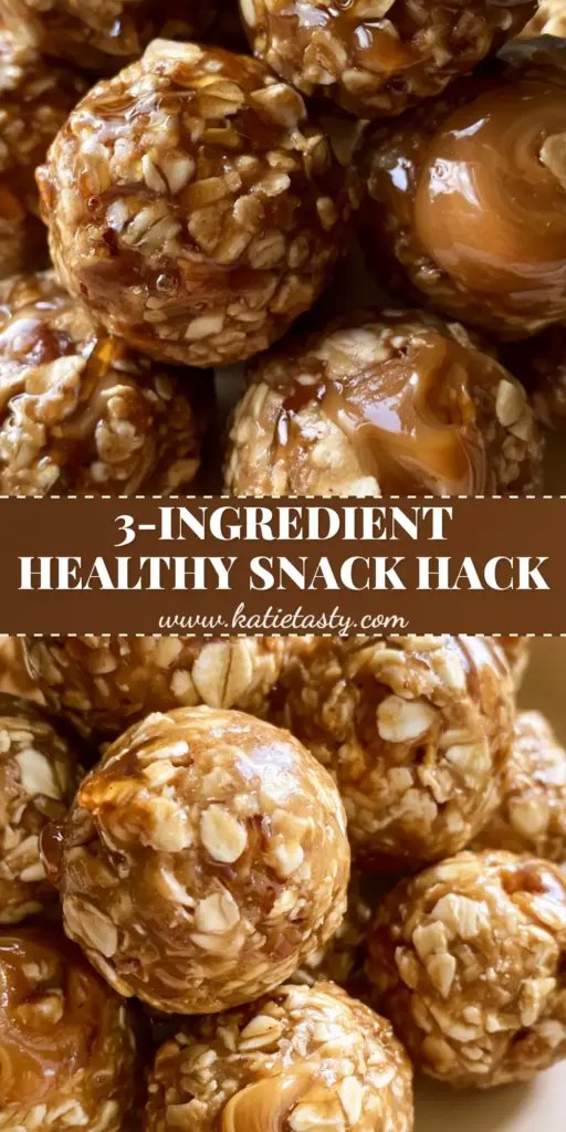 A stack of glistening honey and peanut butter energy bites on a white surface, demonstrating healthy homemade snacks.
