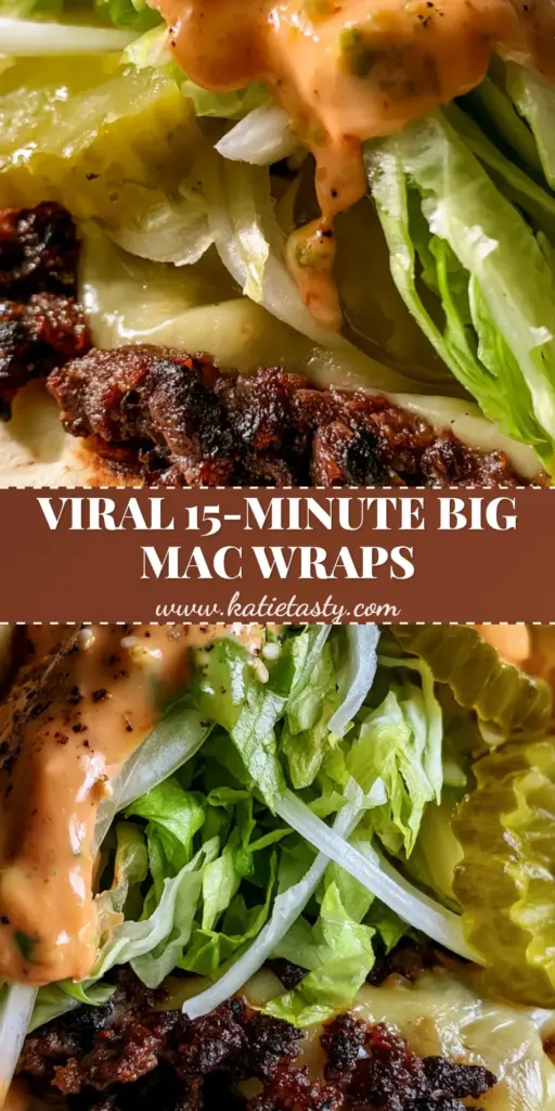 A close-up of handheld Big Mac Wraps showing the toasted tortilla and dripping secret sauce with relish bits.