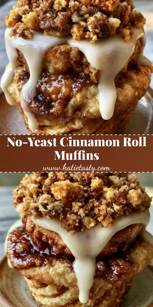 A towering bakery-style cinnamon muffin with a thick cream cheese glaze and golden streusel on a rustic plate. (cinnamon muffins)