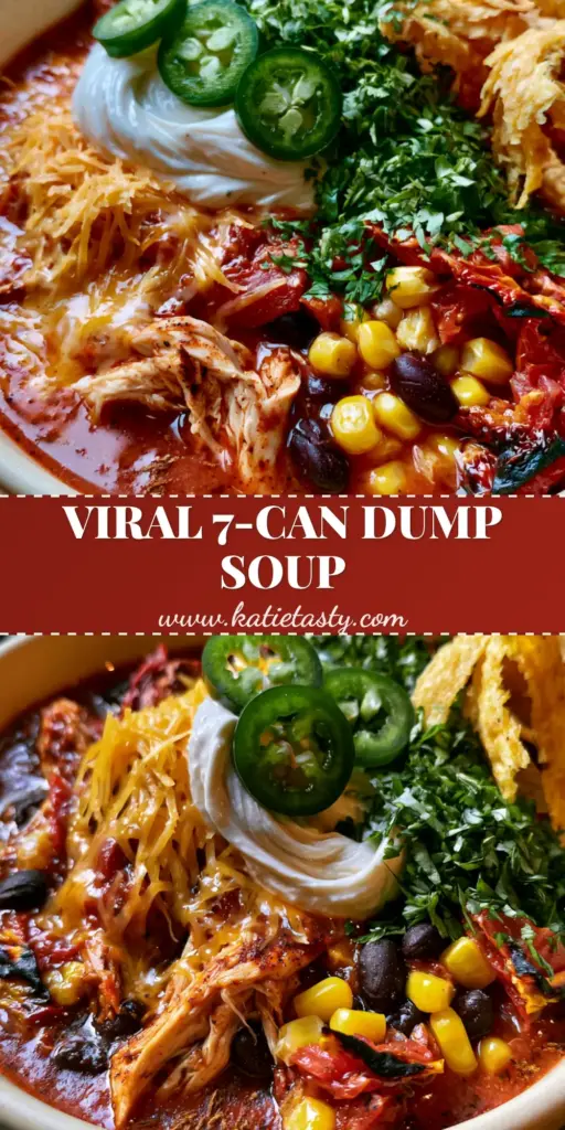 Crockpot Taco Soup: The Ultimate Smoky and Zesty Weeknight Dinner 3 A steaming bowl of Crockpot Taco Soup with shredded chicken, black beans, corn, and fire-roasted tomatoes topped with melted cheddar, sour cream, and crispy tortilla strips.