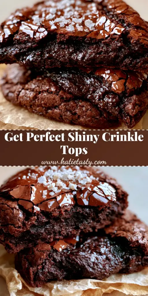 Brownie Cookies: The Ultimate Fudgy Crinkle Top Recipe 4 A close-up of a broken brownie cookie on parchment paper showing a fudgy center and crinkle top. (brownie cookies)